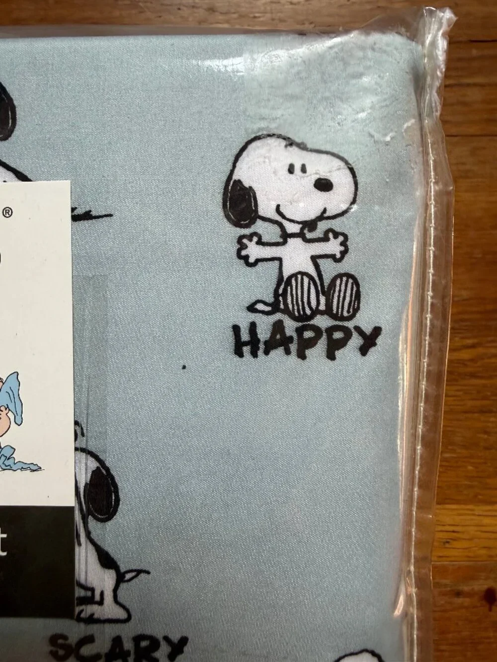 New Peanuts Snoopy Many Emotions Queen Size Sheet Set (blue background)